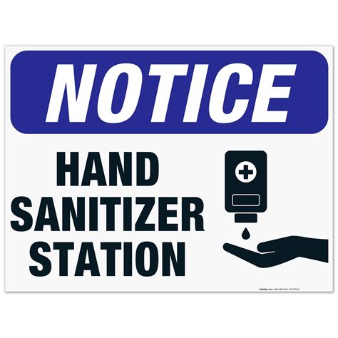 Hand Sanitizer Station Printable Sign